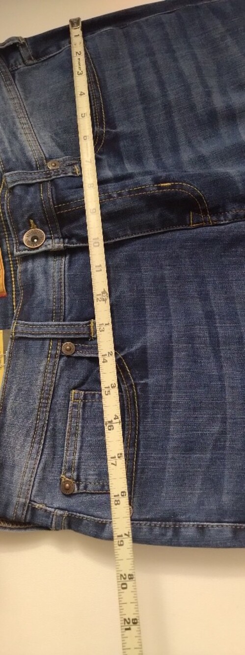 Seven7 Men's Dark Blue Jeans 34x32 New - Picture 5 of 6